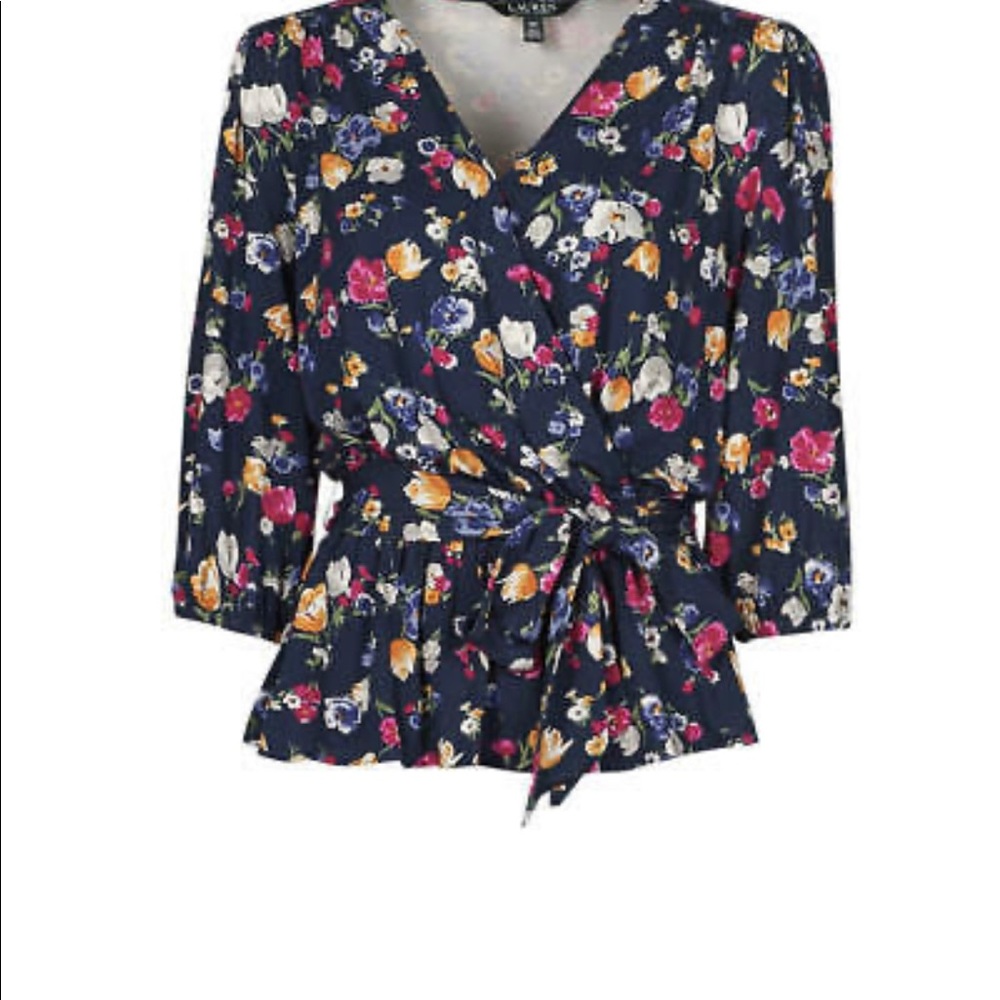 Floral Print Women's Blouse - Picture 2 of 7